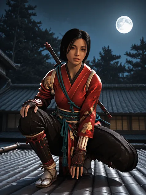 Fujibayashi Naoe (Noh Outfit) (Assassin's Creed Shadows) | 藤林 奈緒江（アサシンクリード・シャドウズ）