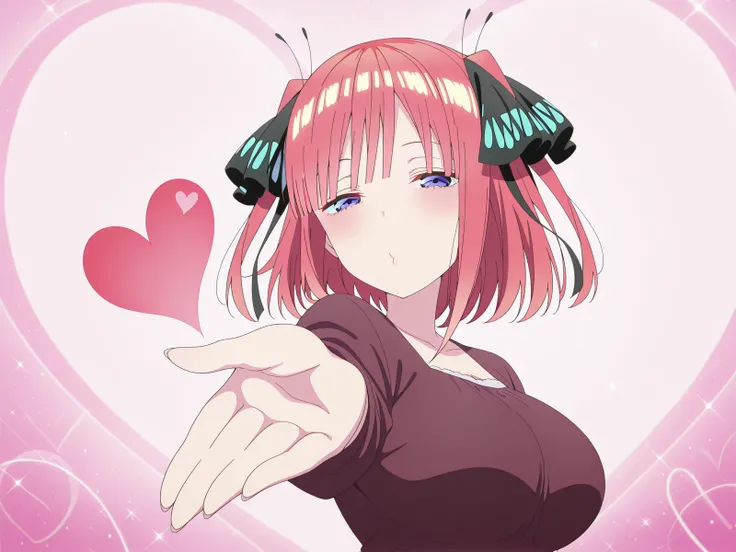 Suzuka Dairenji's (大連寺 鈴鹿) Blowing Kiss - Poses