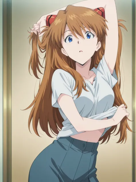 Hitagi Senjougahara's (戦場ヶ原 ひたぎ) Arm Up Pose - Poses