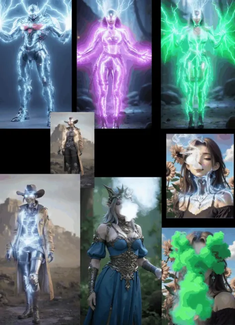 wan2.1_全身放雷电万相图生视60