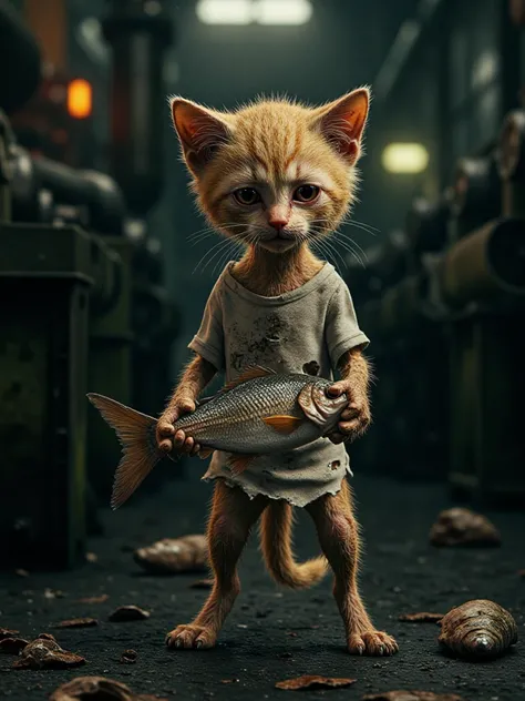 Poor Cat | Mèo Đau Khổ_Cinematic & Hyper-Realistic Depiction of a Suffering Cat