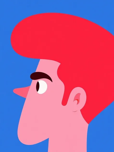 D_Flat Cartoon Style_Character Avatar Generation