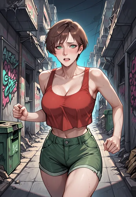 Misty human/zombie - Resident Evil 2