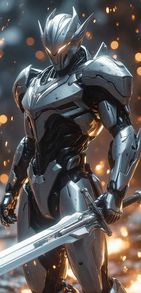 E_Mech Sci-Fi Creation_Warrior Battle Scenes