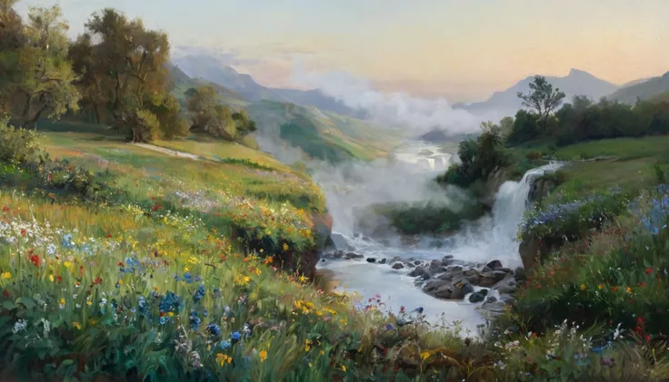 Oil Painting Style Illustrious