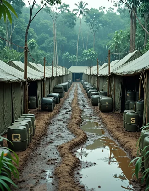 American army camp