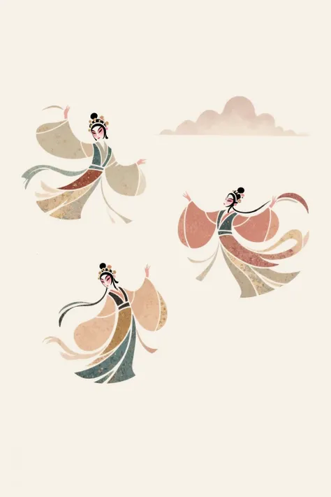 D_Chinese Opera Character Design_Chinese Opera Pattern Generation