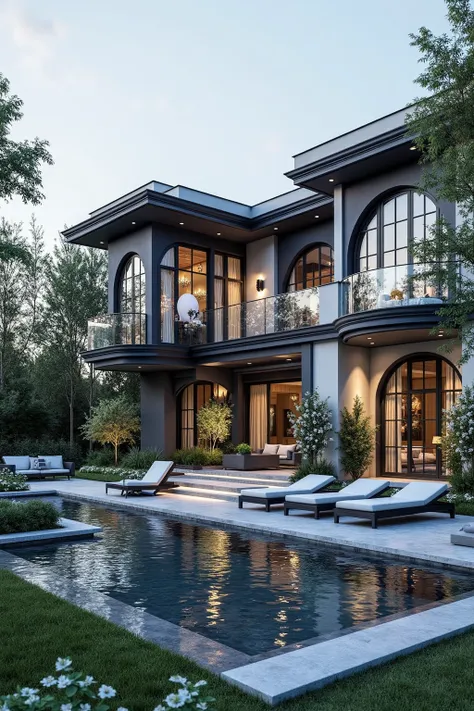 B_European-Style Villa Design_Villa Scene Generation