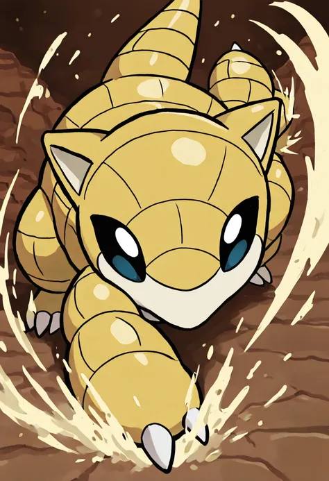 Sandshrew: Shrewd Mouse | サンド (Pokedex #0027) [Illustrious]
