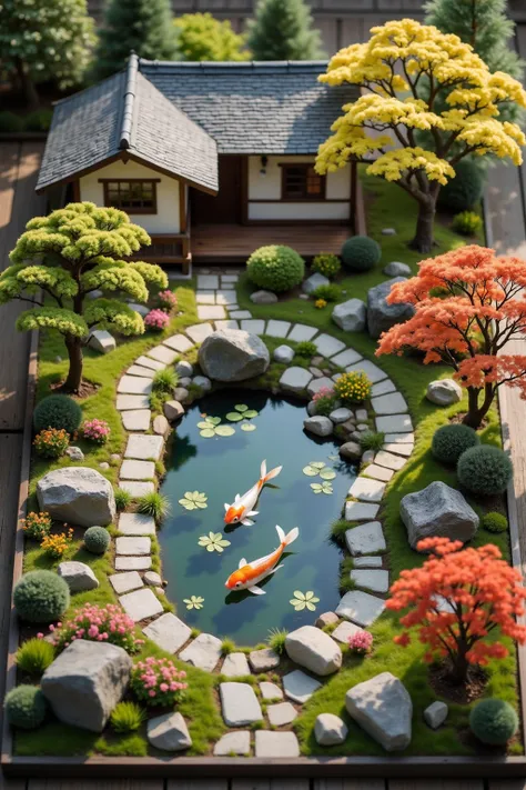 DJ_Miniature Japanese Garden_Generation Of Different Scenes