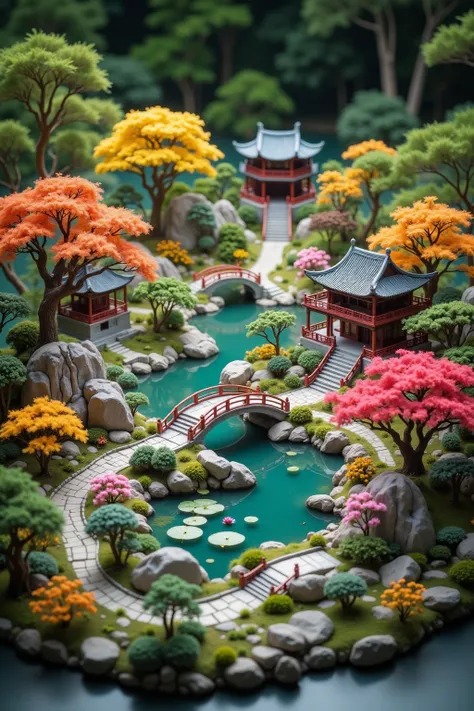 D_Miniature Chinese Gardens_Landscape Scene Generation