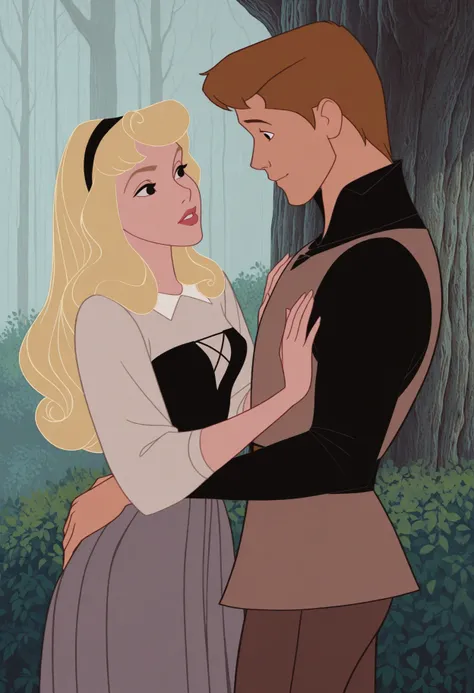 Aurora & Phillip - The Sleeping Beauty | Illus Couple | Commission