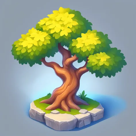 Mobile Game Isometric Tree XL