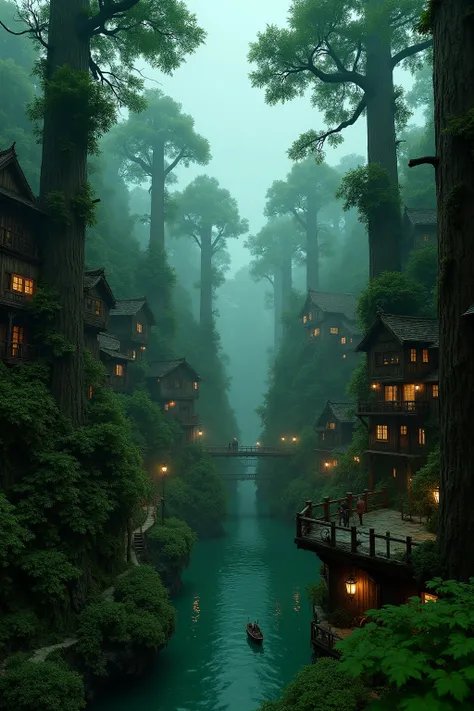 DJ_Fantasy Forest City_Scene Style Generation