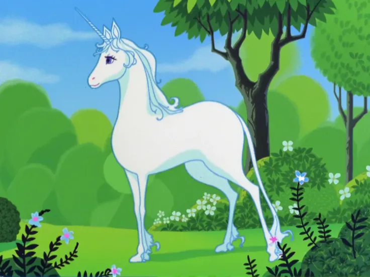 The Last Unicorn Animated Style (80's Toon)