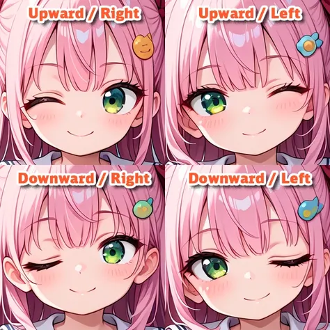 [SDXL] Wink helper / ウィンク補助