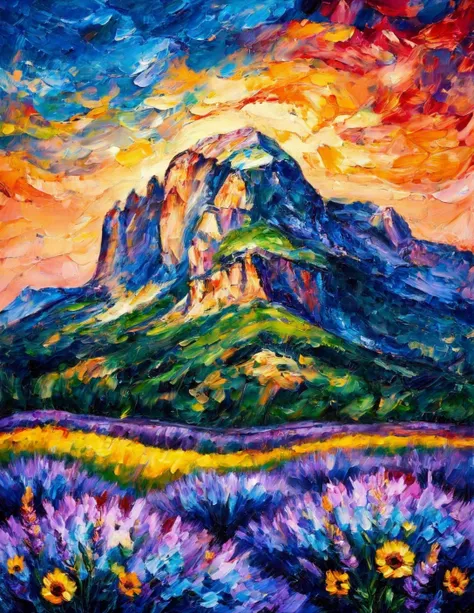 Chunky Chromatism :  Expressive Impressionism Painting Style  [FLUX/CHROMA]