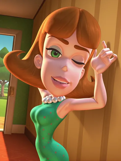 Judy Neutron - The Adventures of Jimmy Neutron - Nickelodeon - | Illustrious XL | - COMMISSION by YeiyeiArt