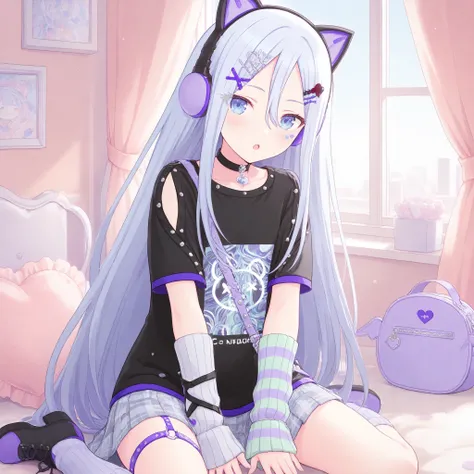 Dark Decora Cat Girl (Yoisaki Kanade) / Project SEKAI