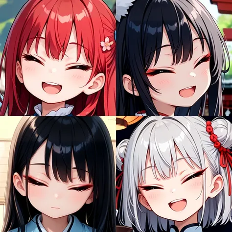 [SDXL] Closed eyes Type 3 (slanted up) / 吊り型閉じ目