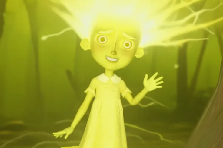 Human Aggie and Ghost Aggie (ParaNorman)