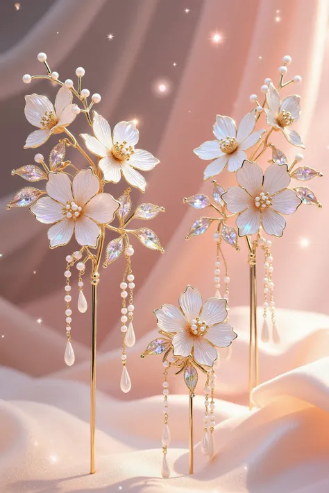 B_Generation Of Chinese-Style Hairpins_Classical Hair Ornament Design