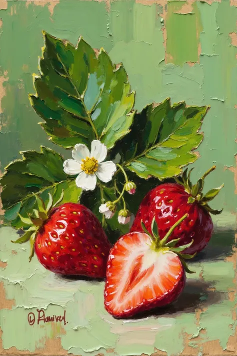 D_Still Life Paintings Of Fruits_Fruit Oil Painting Generation_rel_260420