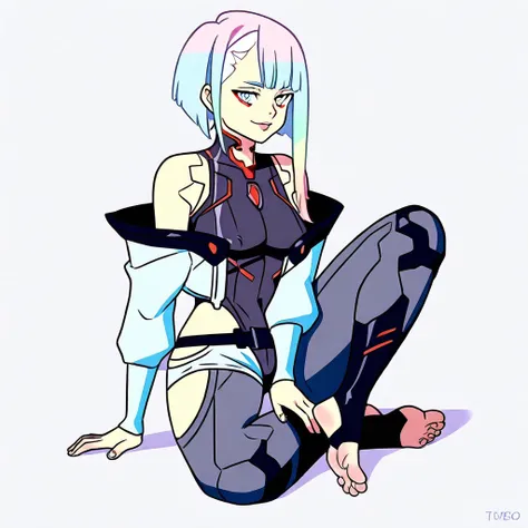 Lucy kushinada's outfit attire