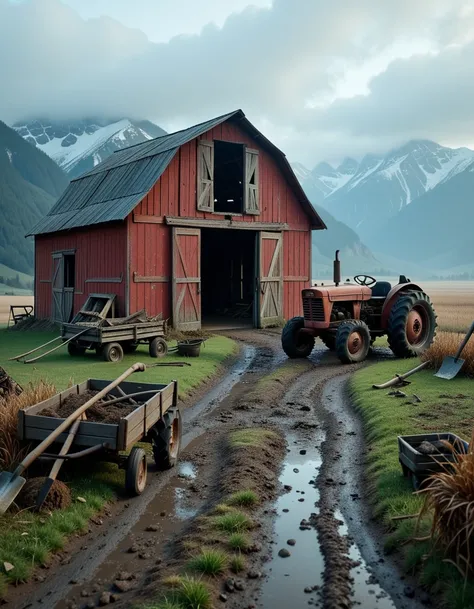 moody countryside