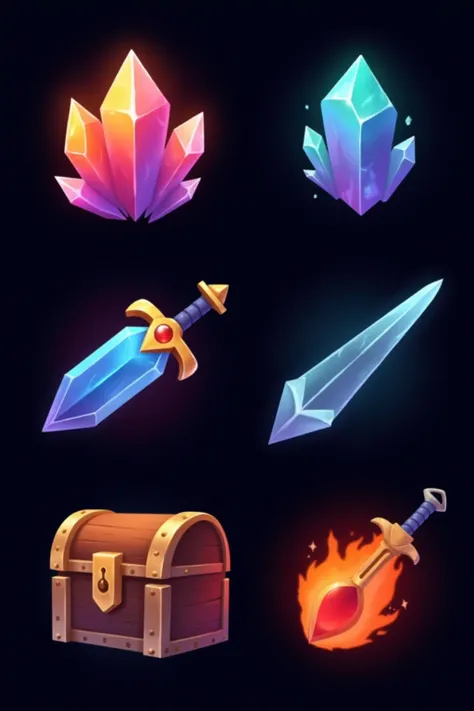 DX_Fantasy Game Props_Game Icon Generation