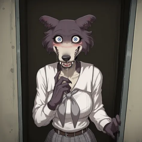 Yandere Wolf Stare - NoobAI/Illustrious