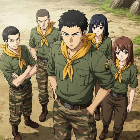 Jagawana Scouts Field Uniform - Jagawana - Sparlaverse (Anime|Webtoon|Manhwa Style)