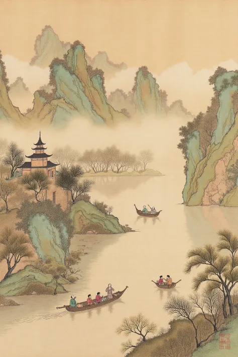 C_Ancient Landscape Painting_Landscape Scene Generation