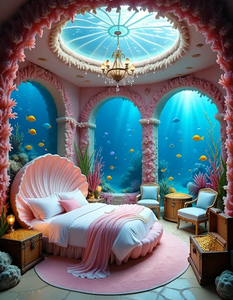 bedroom of the Mermaid
