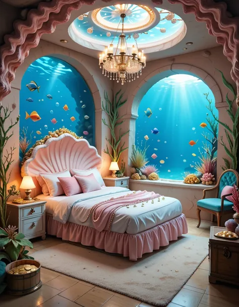 bedroom of the Mermaid pony
