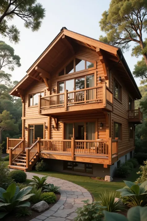 D_Wooden House Architectural Design_Generation Of Diverse Styles_rel_260420