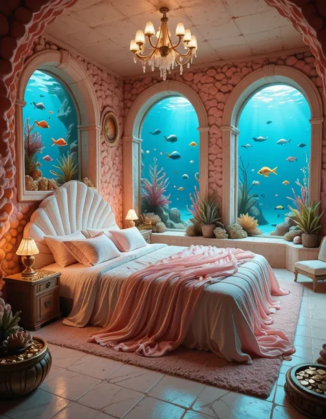 bedroom of the Mermaid illu