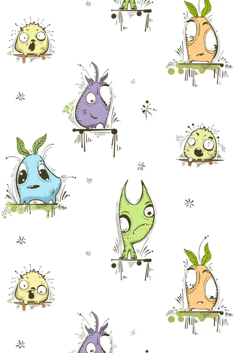 A_Cartoon Graffiti Style_Monster Image Generation_rel_260420
