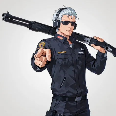 SPAS-12 shotgun concept (ill)