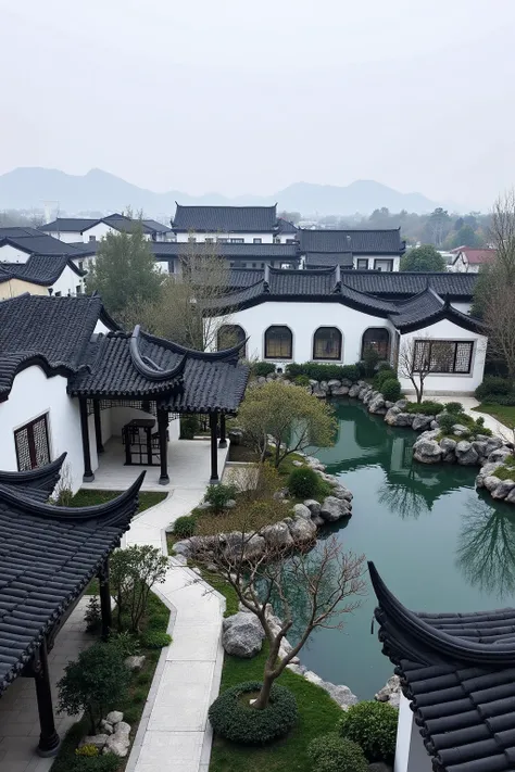 DK_Traditional Chinese Architectural Style_Garden Villa Generation