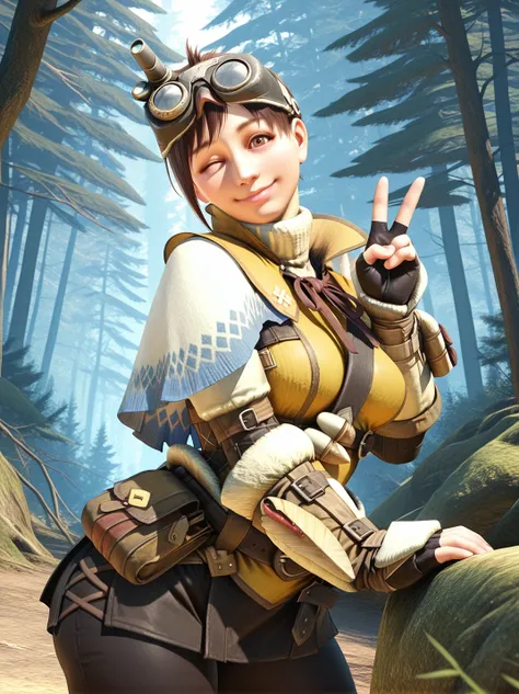 The Handler - Monster Hunter World - | Illustrious XL | - COMMISSION by YeiyeiArt