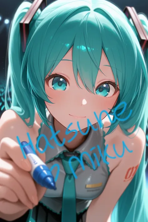 (IL Concept / Pose) Signing on Camera (Drawing on Fourth Wall) | 镜头签名