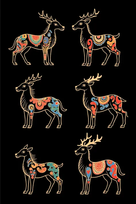 DJ_Chinese Zodiac Decorative Patterns_12 Zodiac Creation