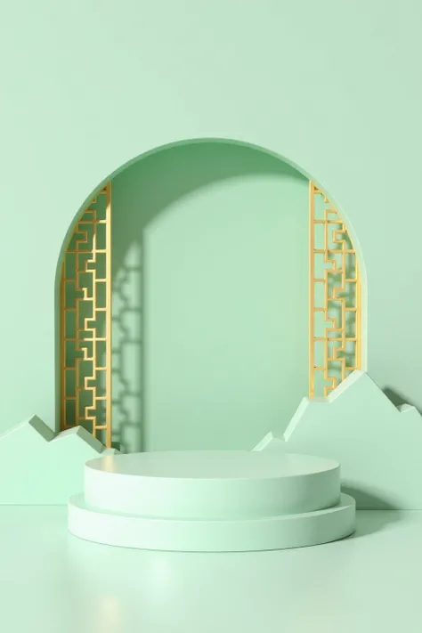 B_Neo-Chinese 3D Display_Scene Construction Design
