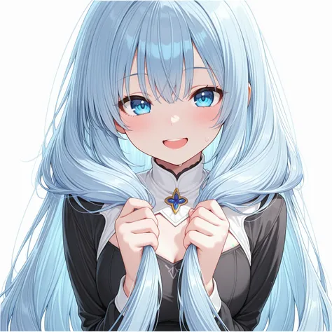 Civitai 髪掴み（長髪専用）/ one’s own hair with the hand.( long hair only)