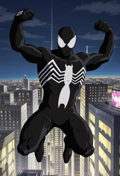 Ultimate Spider-Man Symbiote (Ultimate Spider-Man) [Illustrious/Pony]