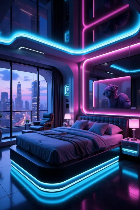DK_Cyberpunk Style_Interior Scene Design