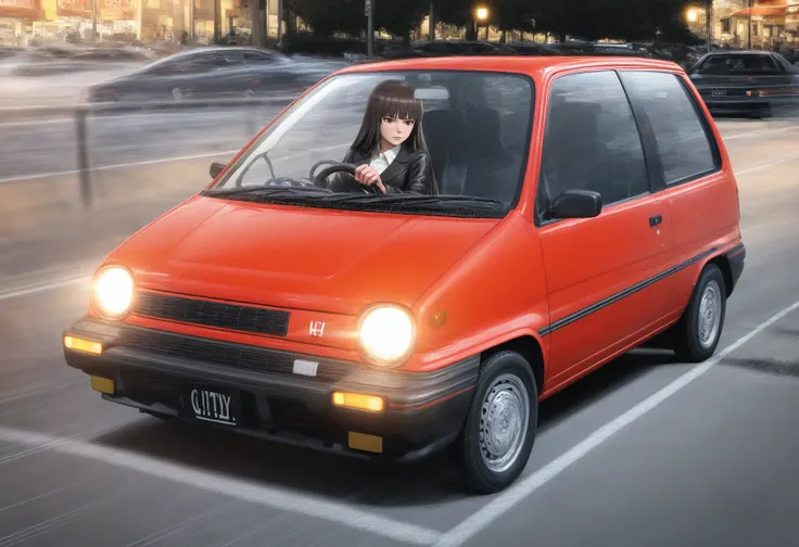 【習作】ホンダシティ／【practice】Honda city