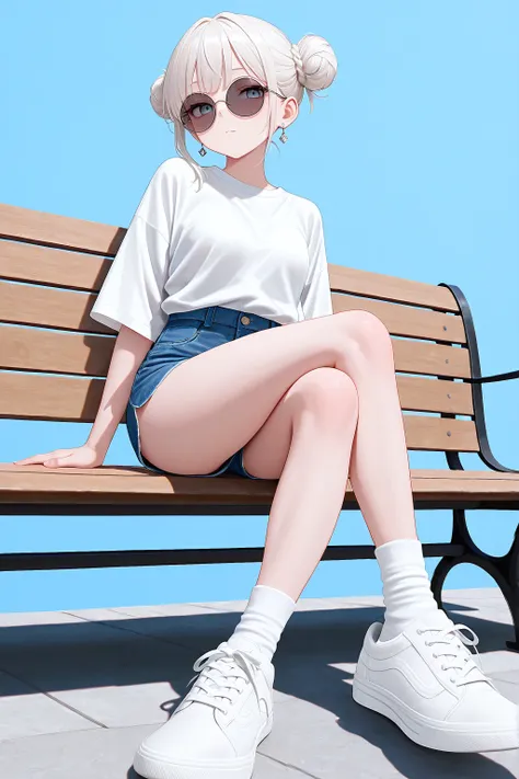 Vans Look Alike Low-Top White Shoes