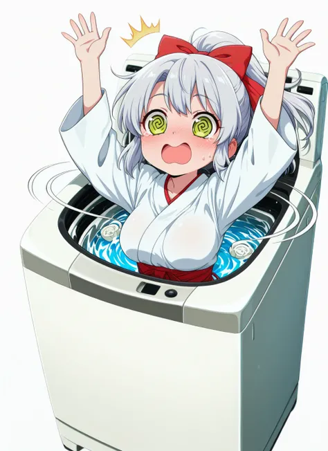 Civitai 洗濯機inガール / girl in washing machine.